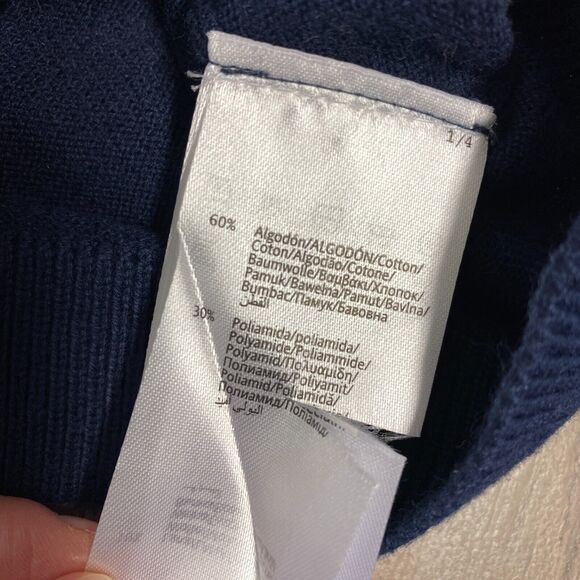 Mayoral Boys Wool Blend Navy Knit Button Sweater Vest Size 2 NWT Style 4320 - Picture 6 of 9